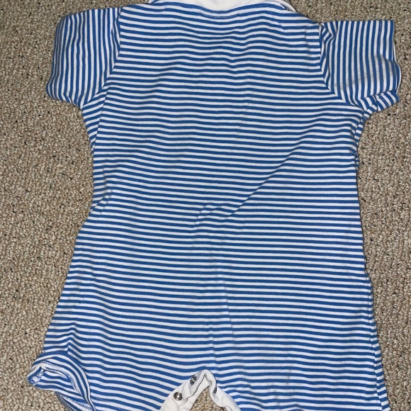 24 months - “Peter Pan Polo Romper -  Stripe - Picture 4 of 4